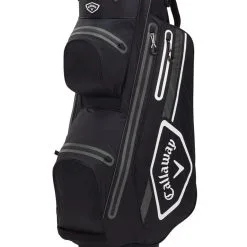 Callaway Chev Dry 14 Cart Bag - Black/White/Charcoal
