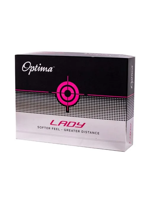 Optima Lady Golf Balls - 1 Dozen White -Deals Clearance Store ball opt20lady201920dz20whi 3 38291.1667489154