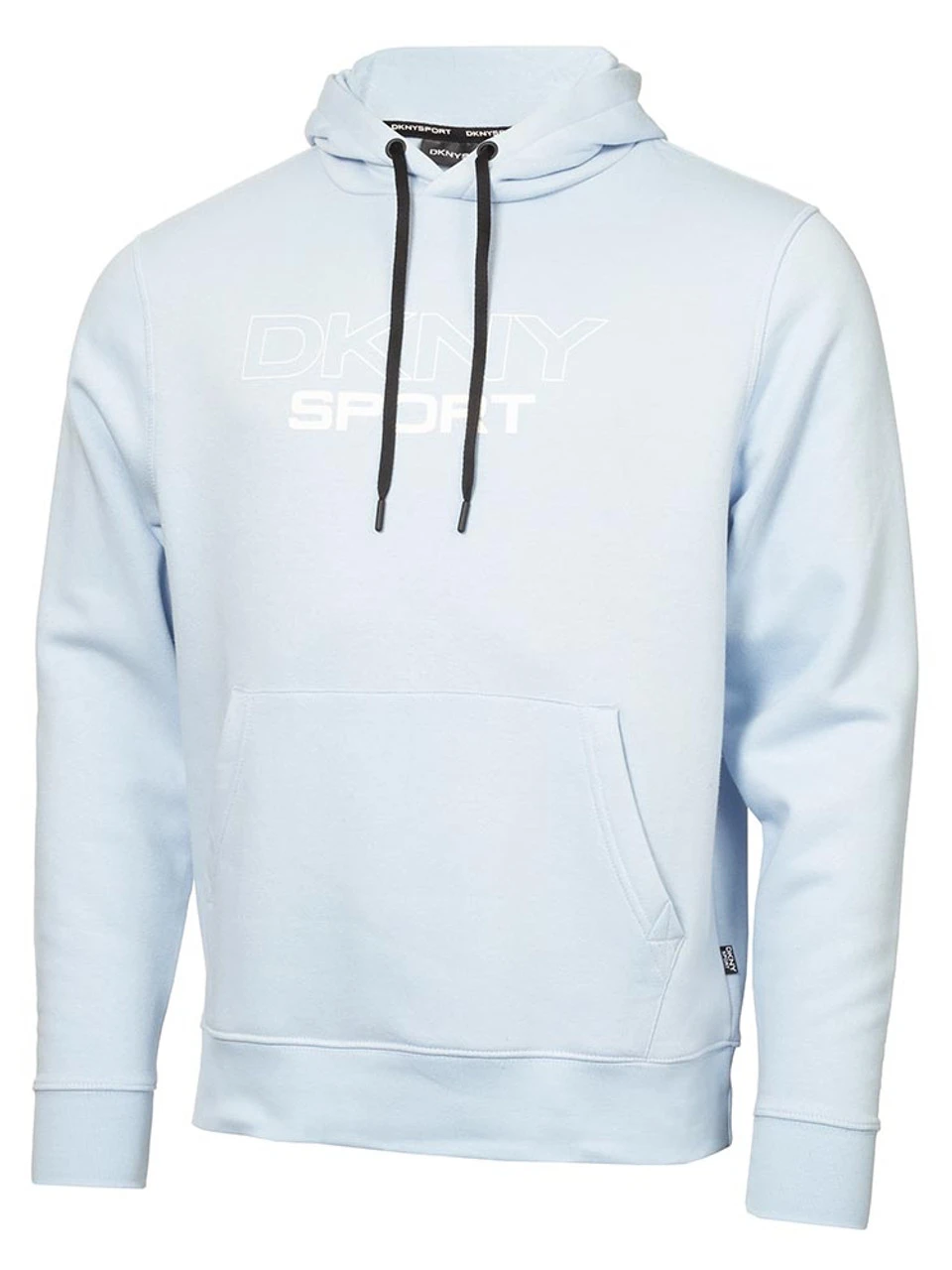 DKNY Sport Large Logo Hoodie - Pale Blue 3 DKNY Sport Large Logo Hoodie - Pale Blue