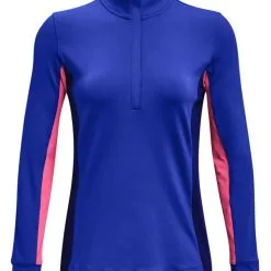 Under Armour Women's Storm Midlayer 1/2 Zip - Versa Blue/Pink Punk