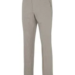 Greg Norman Classic Mini Check Pant - Sandstone