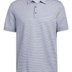 Adidas Ottoman Stripe Polo Shirt - Crew Navy/White