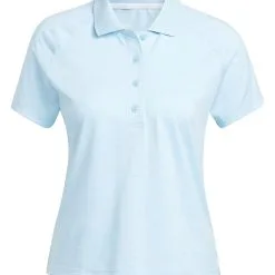 Adidas Women's Mélange Polo Shirt - Bliss Blue