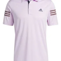 Adidas 3-Stripe Polo Shirt - Bliss Lilac