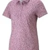 Puma Women's MATTR Fancy Plants Golf Polo - Pale Grape/Navy Blazer -Deals Clearance Store shirt pu220535512200320ldy20grape 1 02677.1667504300