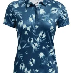 Under Armour Women's Zinger Blur Polo - Petrol Blue/Fuse Teal