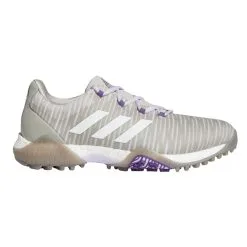 Adidas W Codechaos Golf Shoes - Metal Grey/Crystal White/Purple Tint