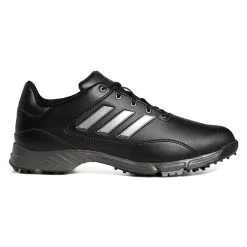 Adidas Golflite Max Wide Golf Shoes - Core Black/Dark Silver Met./Cloud White