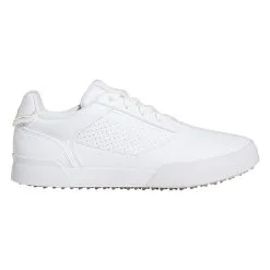 Adidas Women's Retrocross Spikeless Golf Shoes - Ftwr White/Sand Strata/Gum