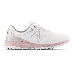 New Balance Women's Fresh Foam Links SL V2 Golf Shoes - White/Rose Gold
