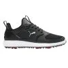 Puma IGNITE PWRADAPT Caged WIDE Golf Shoes - Black/Silver/Black