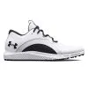 Under Armour Charged Draw 2 Spikeless Golf Shoes - White/Black -Deals Clearance Store shoe ua320charged20draw20sl20220men20white 1 93498.1678170865